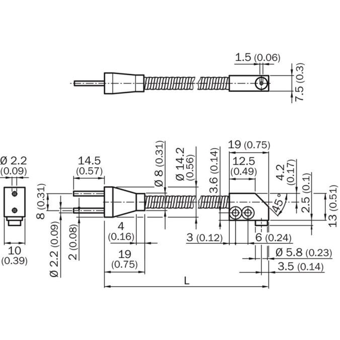 Оптоволоконний кабель SICK LL3-DH50500