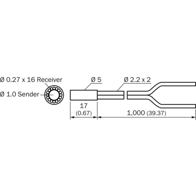 Оптоволоконний кабель SICK LL3-DK051000