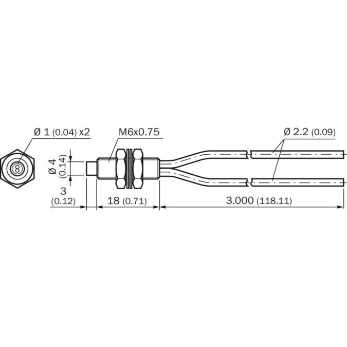 Оптоволоконний кабель SICK LL3-DK063000
