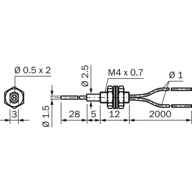 Оптоволоконний кабель SICK LL3-DT05