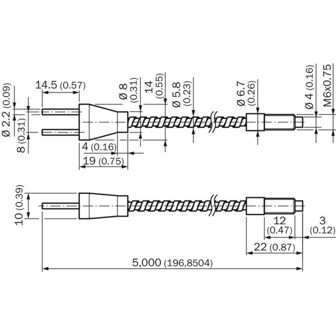 Оптоволоконний кабель SICK LL3-DW01-5