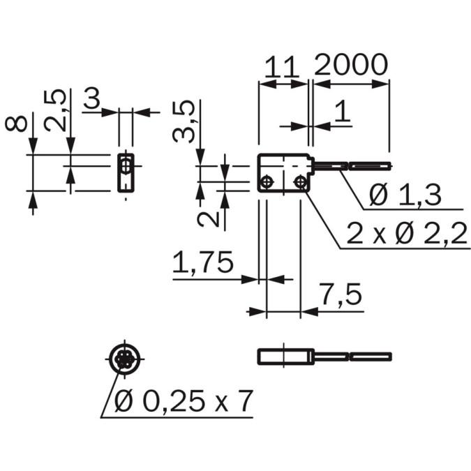 Оптоволоконний кабель SICK LL3-TR06