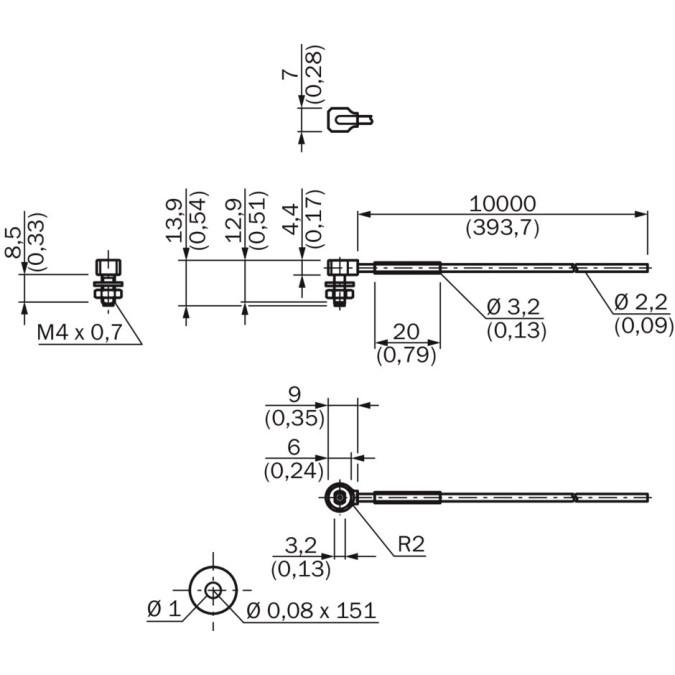Оптоволоконний кабель SICK LL3-TR0810000