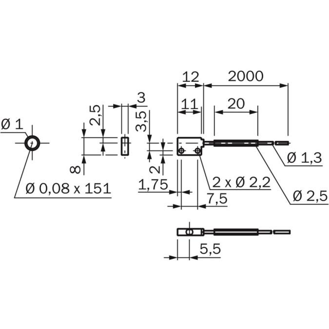Оптоволоконний кабель SICK LL3-TR12