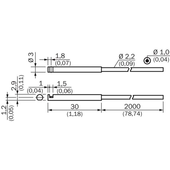Оптоволоконний кабель SICK LL3-TS08