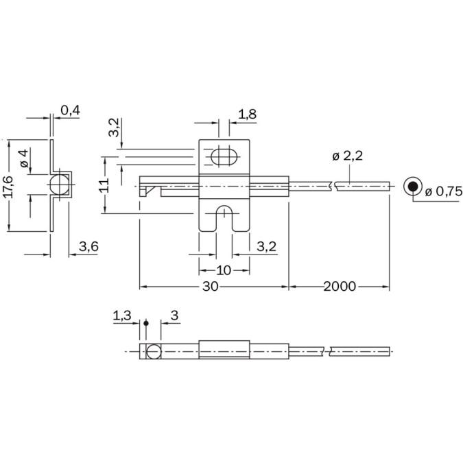 Оптоволоконний кабель SICK LL3-TS12