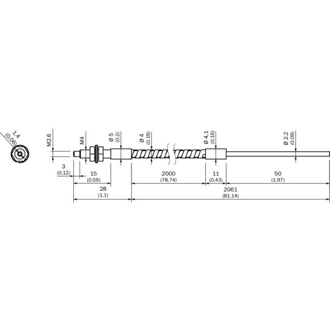 Оптоволоконний кабель SICK LL3-TW012000S01