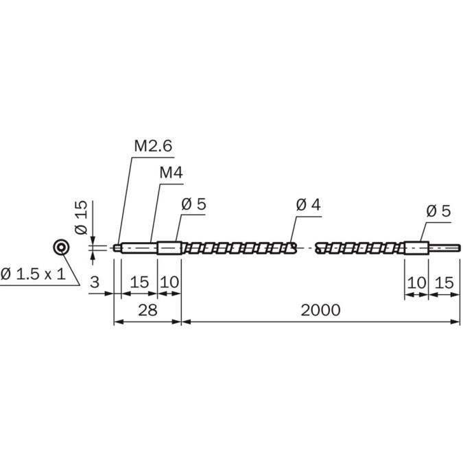 Оптоволоконний кабель SICK LL3-TW012000S03