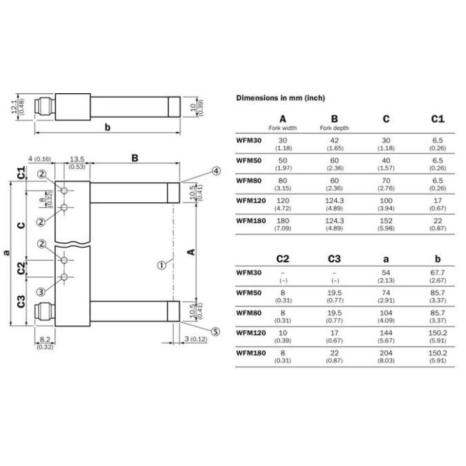 Щілинний датчик SICK WFM180-120N311