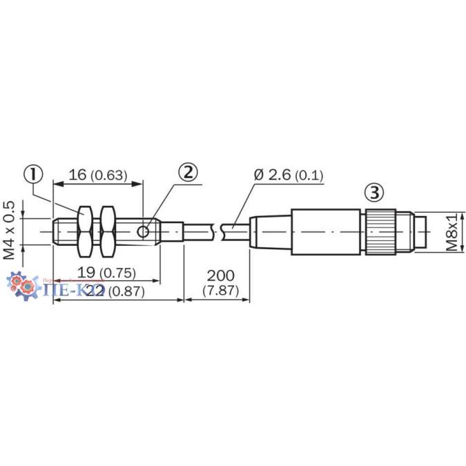 Індуктивний датчик SICK IM04-0B6PS-ZR1