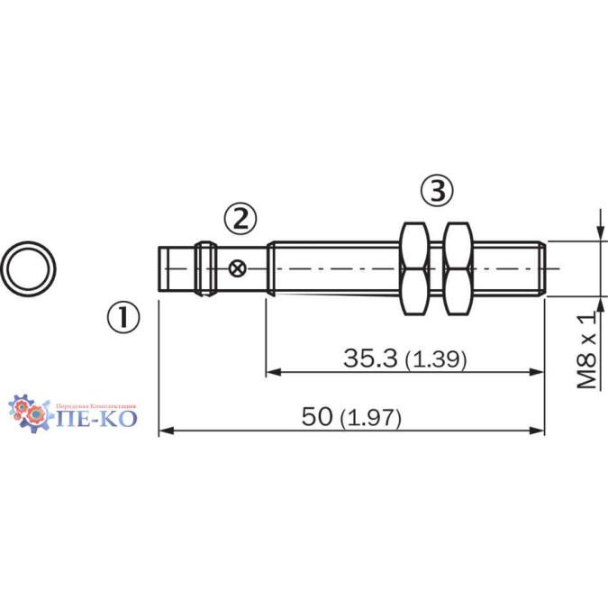 Індуктивний датчик SICK IM08-02BPS-ZT1S01