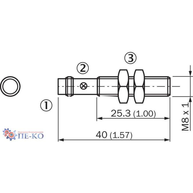 Індуктивний датчик SICK IM08-02BPS-ZTK