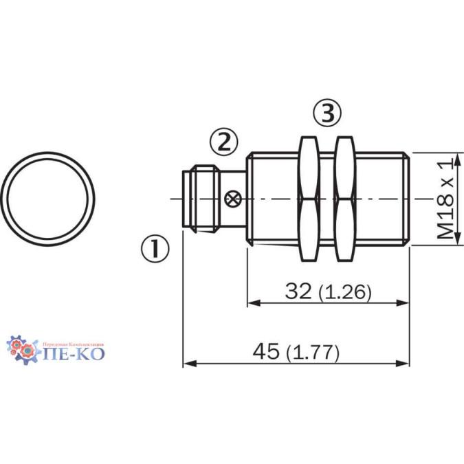 Індуктивний датчик SICK IM18-05BPS-ZCK