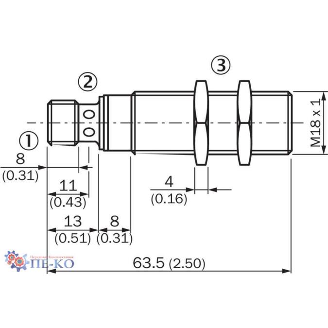 Індуктивний датчик SICK IM18-10BPS-VC1