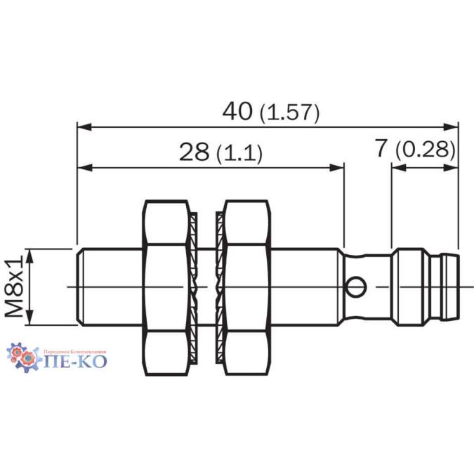 Індуктивний датчик SICK IMB08-02BNOVT0K