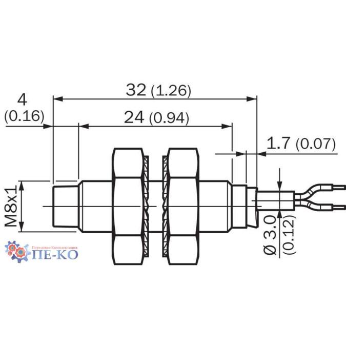Індуктивний датчик SICK IMB08-04NDSVU2K