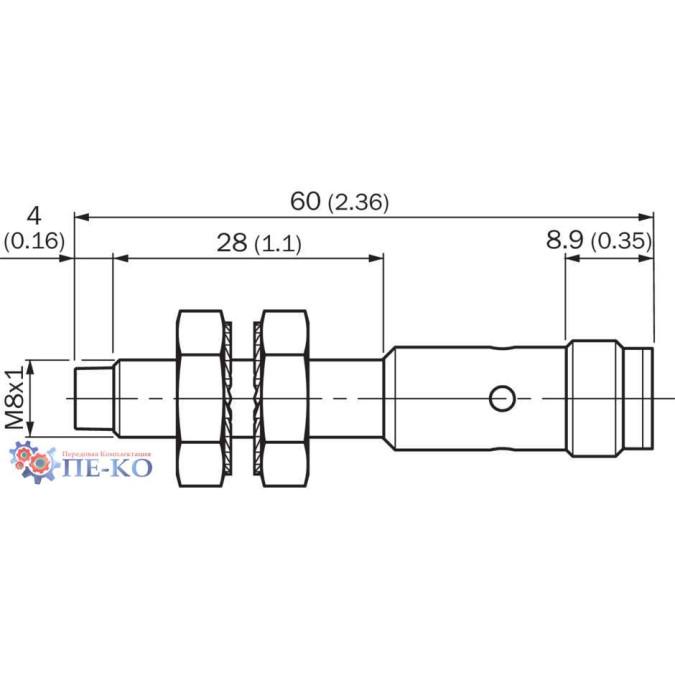 Індуктивний датчик SICK IMB08-04NNPVC0S