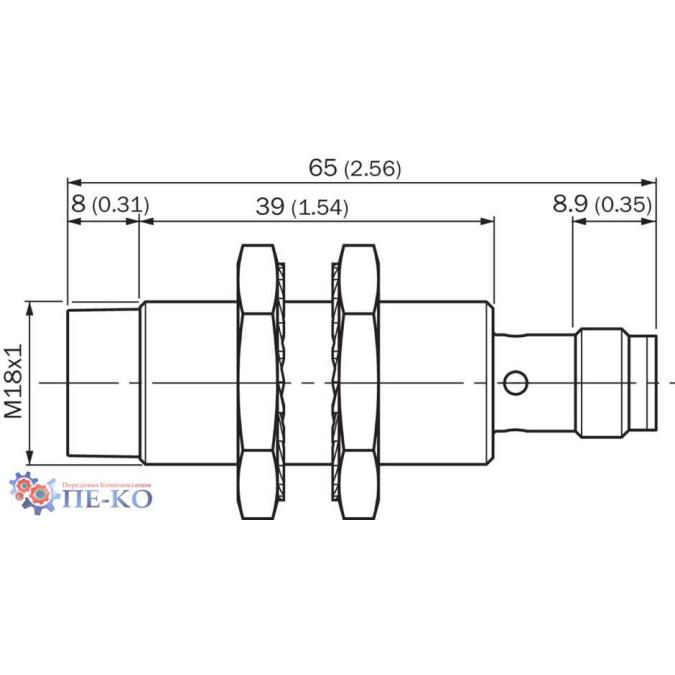 Індуктивний датчик SICK IMB18-12NPSVC0SX02