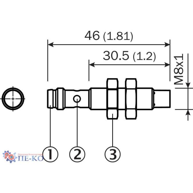 Індуктивний датчик SICK IME08-04NPSVT0SS19