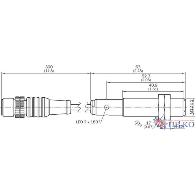 Безконтактний датчик безпеки IME2S12-04B4DQ9