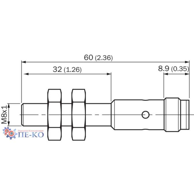 Індуктивний датчик SICK IMF08-02BPSNC0SX01