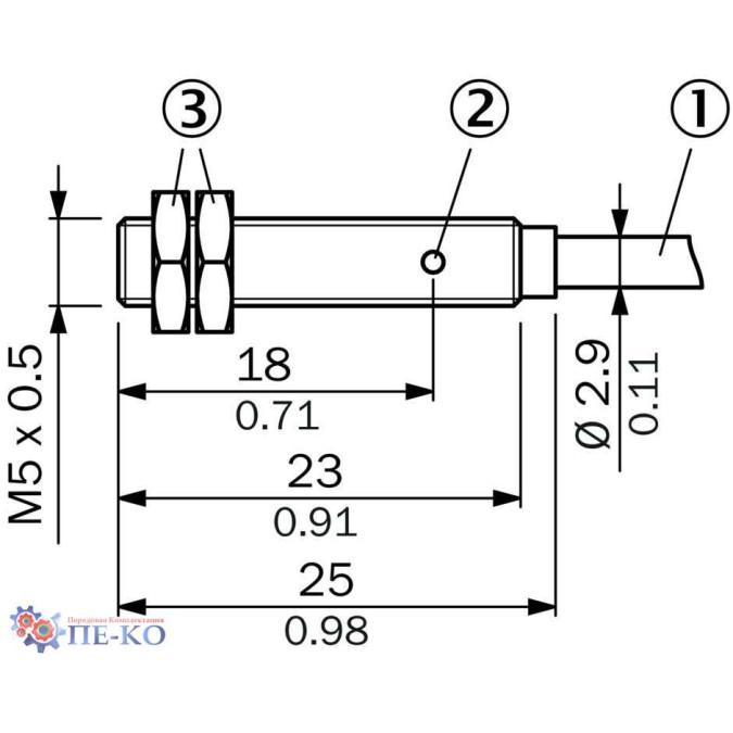 Індуктивний датчик SICK IMM05-1B5POVU2SS02