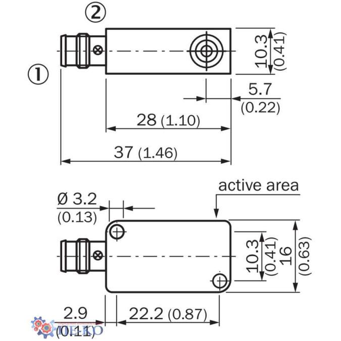 Індуктивний датчик SICK IQ10-03BPS-KT1