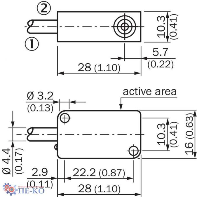 Індуктивний датчик SICK IQ10-03BPS-KW1