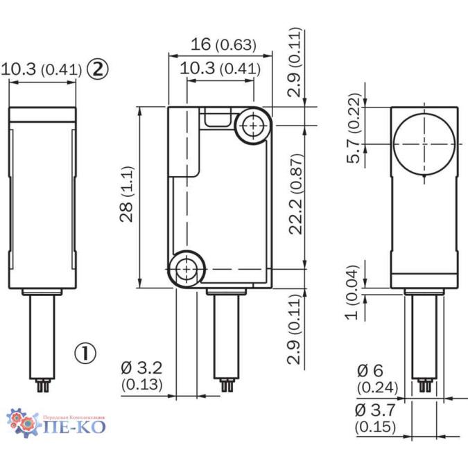 Індуктивний датчик SICK IQ10-03BPSKW2SS03