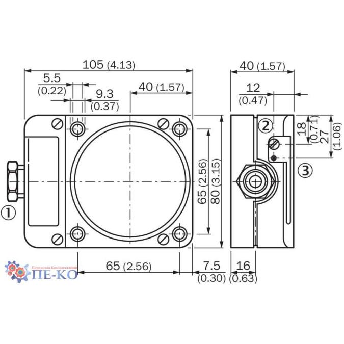 Індуктивний датчик SICK IQ80-60NPP-KK0
