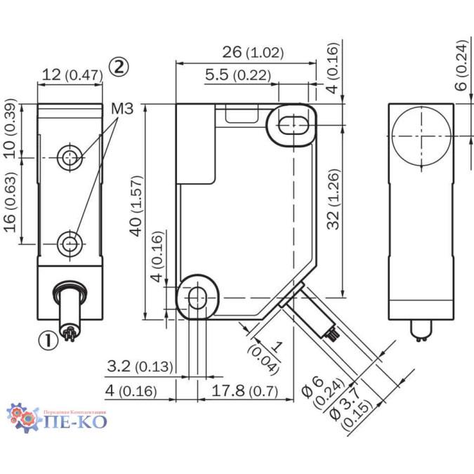 Індуктивний датчик SICK IQC12-04BPPKQ8SA71