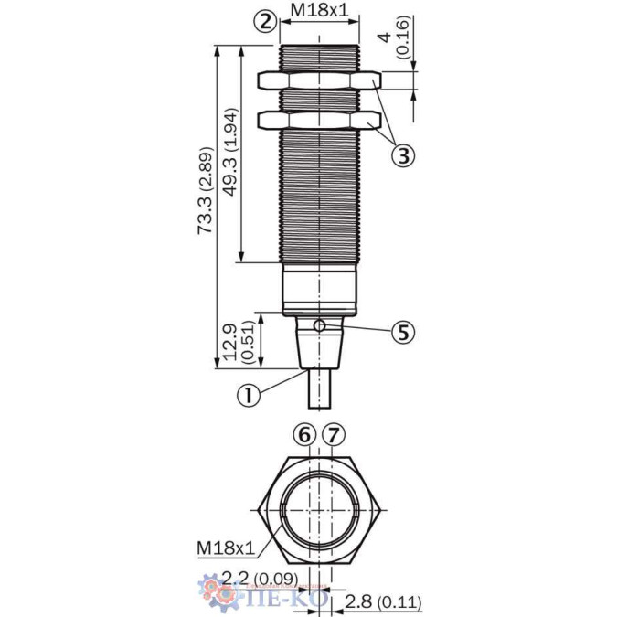 Оптичний датчик SICK GRL18-P1131V