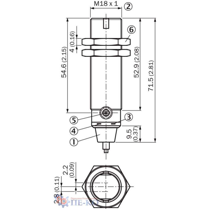 Оптичний датчик SICK GRSE18-P1122