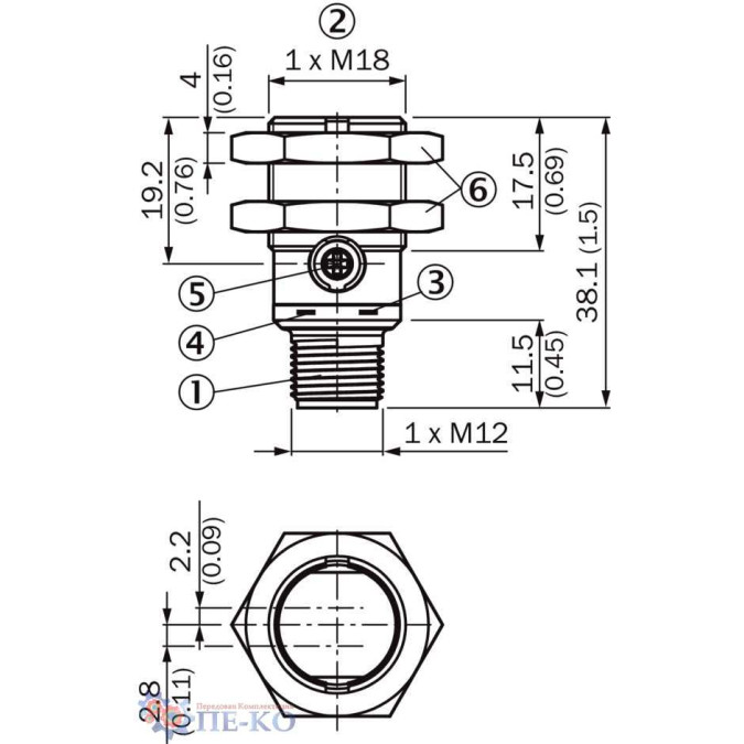 Оптичний датчик SICK GRSE18S-F2332