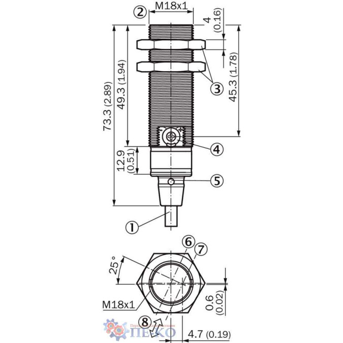 Оптичний датчик SICK GRTB18-N1112V