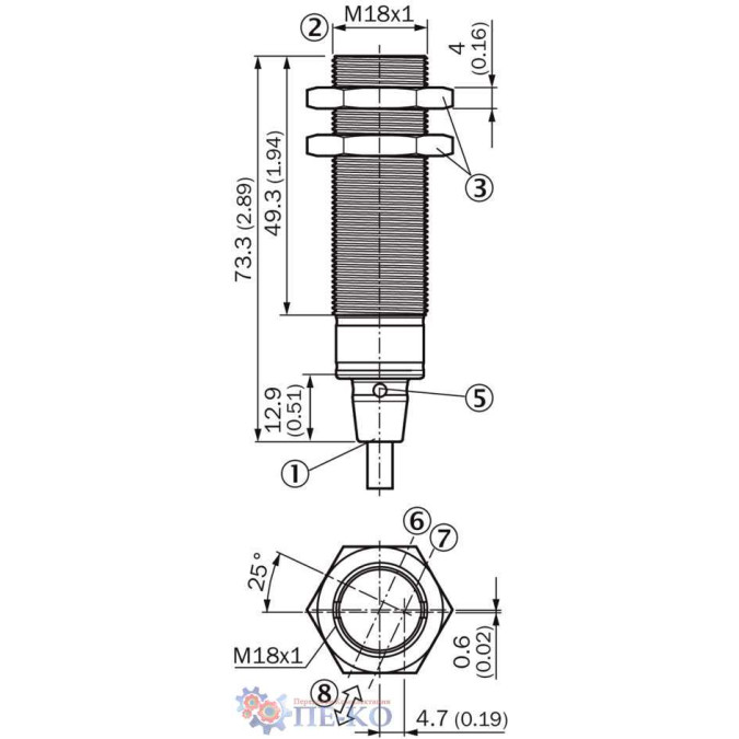 Оптичний датчик SICK GRTB18-N1131V