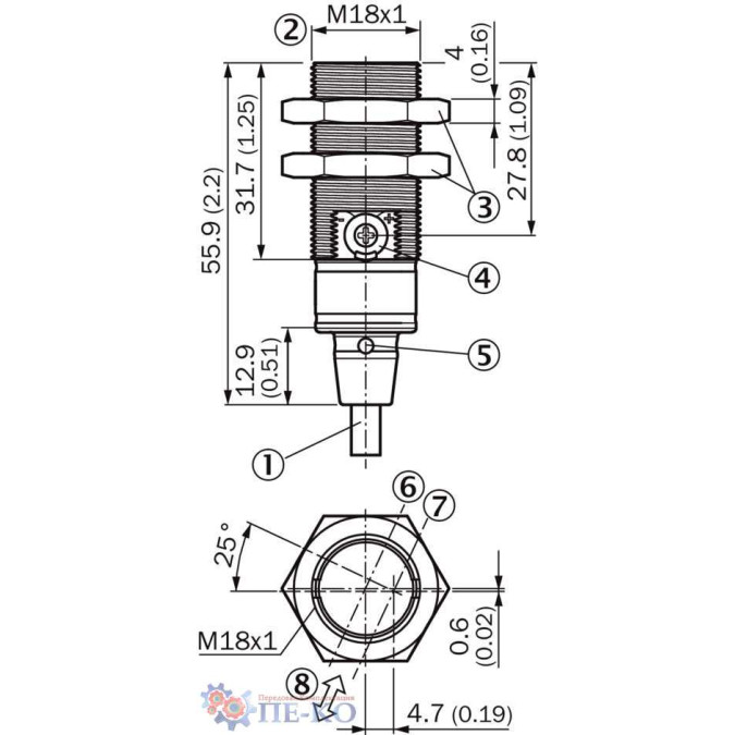 Оптичний датчик SICK GRTB18S-N1112V