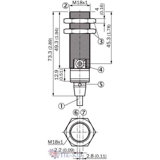 Оптичний датчик SICK GRTE18-N1142V