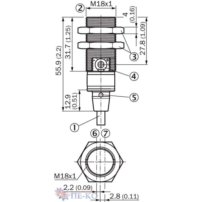 Оптичний датчик SICK GRTE18S-P1112V