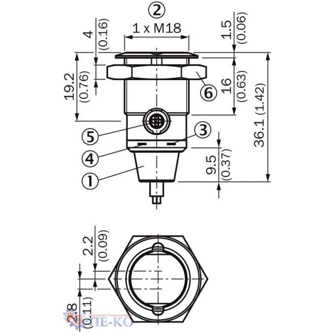 Оптичний датчик SICK GRTE18S-P135ZS01