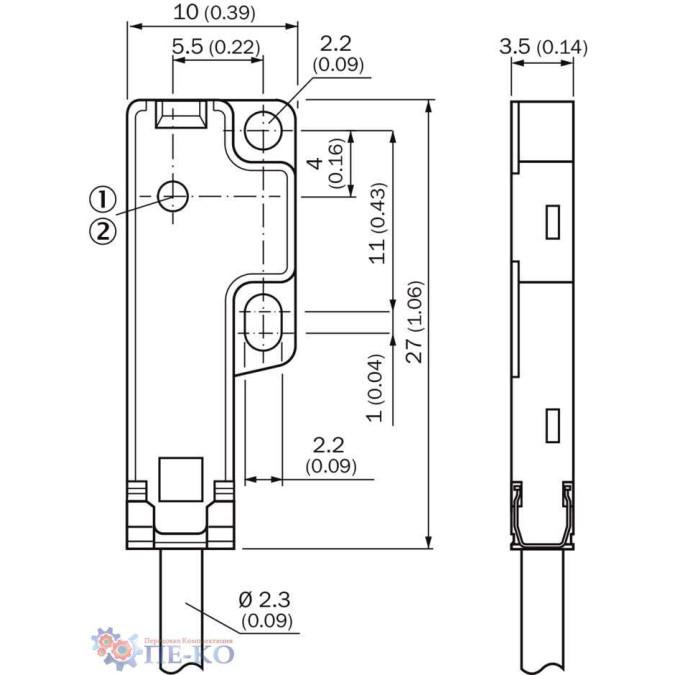 Оптичний датчик SICK GSE2F-E1121