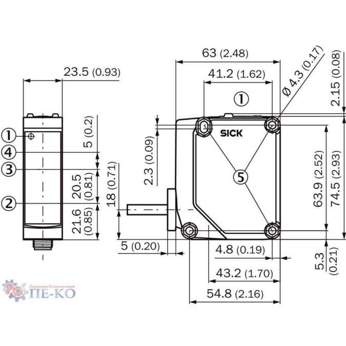 Оптичний датчик SICK GTB20M-QK111160ZZZ