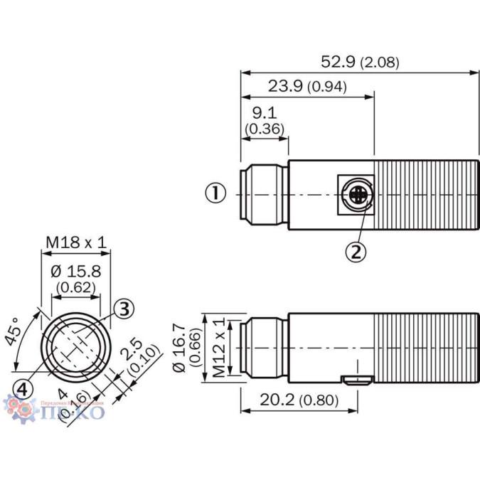 Оптичний датчик SICK MHSE15-P3236V