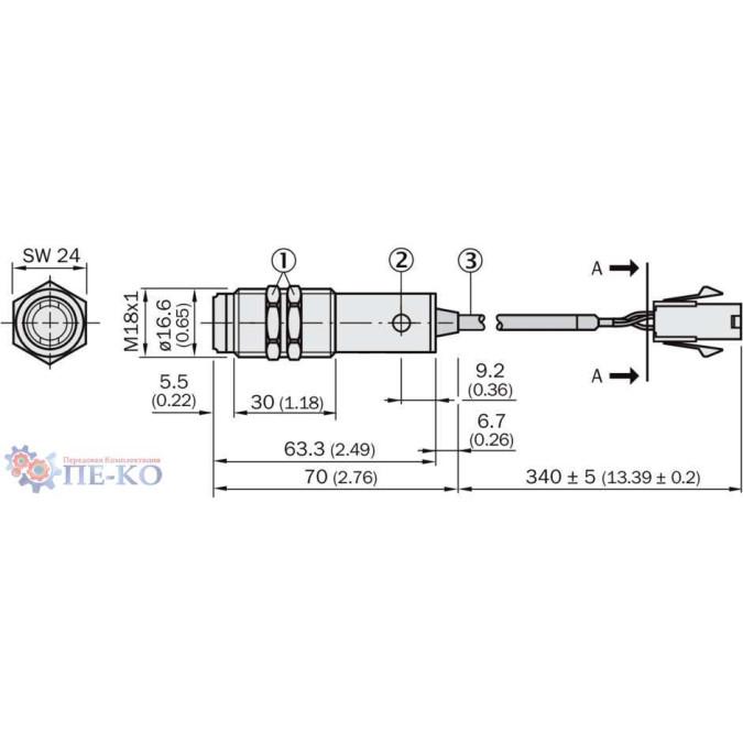 Оптичний датчик SICK VE180-N132S01