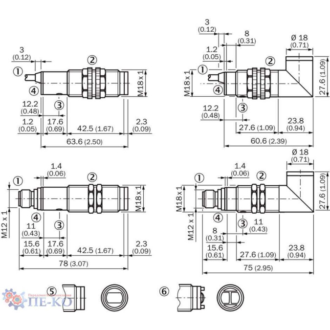Оптичний датчик SICK VTE18-4P4412