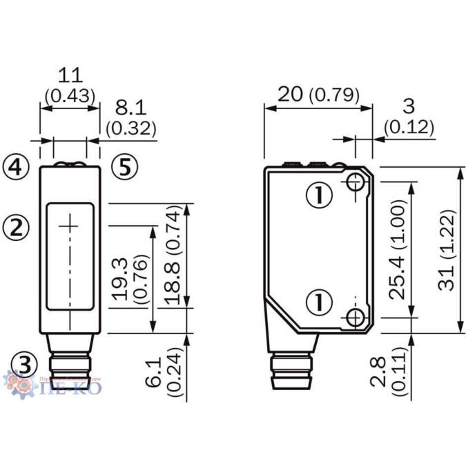 Оптичний датчик SICK WL8-P1131S10