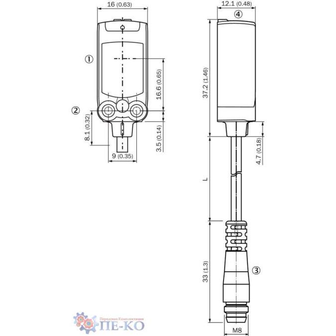 Оптичний датчик SICK WSE4FP-31311600ZZZ
