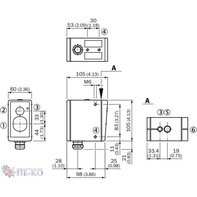 Оптичний датчик SICK WS/WE45-P260