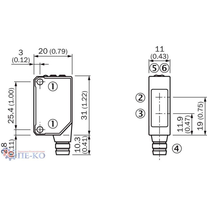 Оптичний датчик SICK WT100-P1402S04