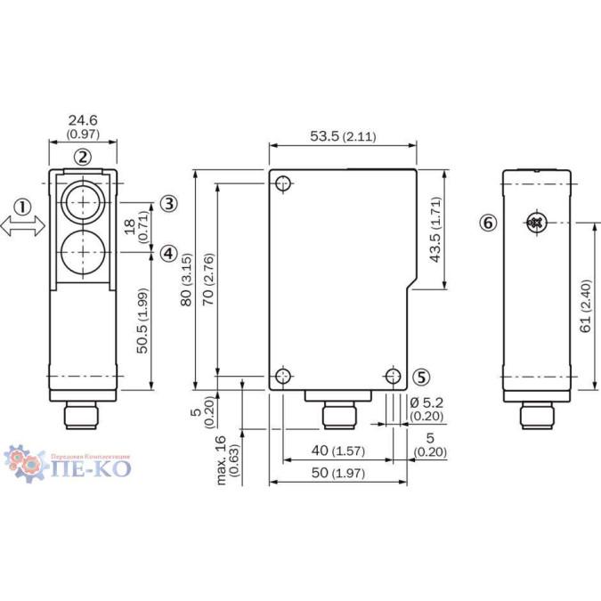 Оптичний датчик SICK WT23L-F430